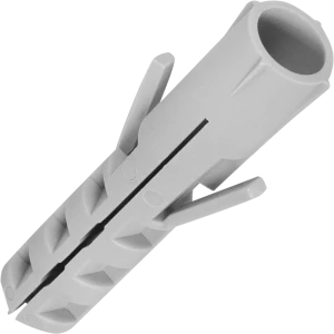 Дюбель распорный для полнотелых материалов Standers 10x50 мм нейлон цвет серый 45 шт.