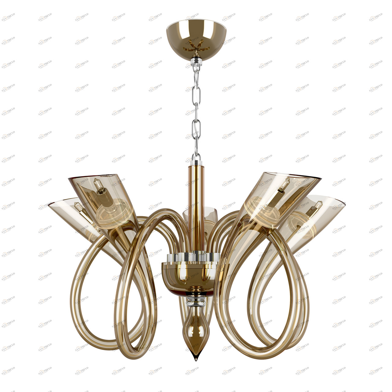 Подвесная люстра Lightstar Stella 892063 LIGHTSTAR ДИЗАЙНЕРСКИЕ, STELLA 056309 Желтый 