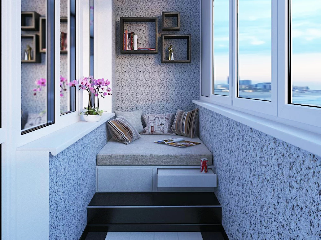 10 идей дизайна для маленького балкона в «панельке» — INMYROOM