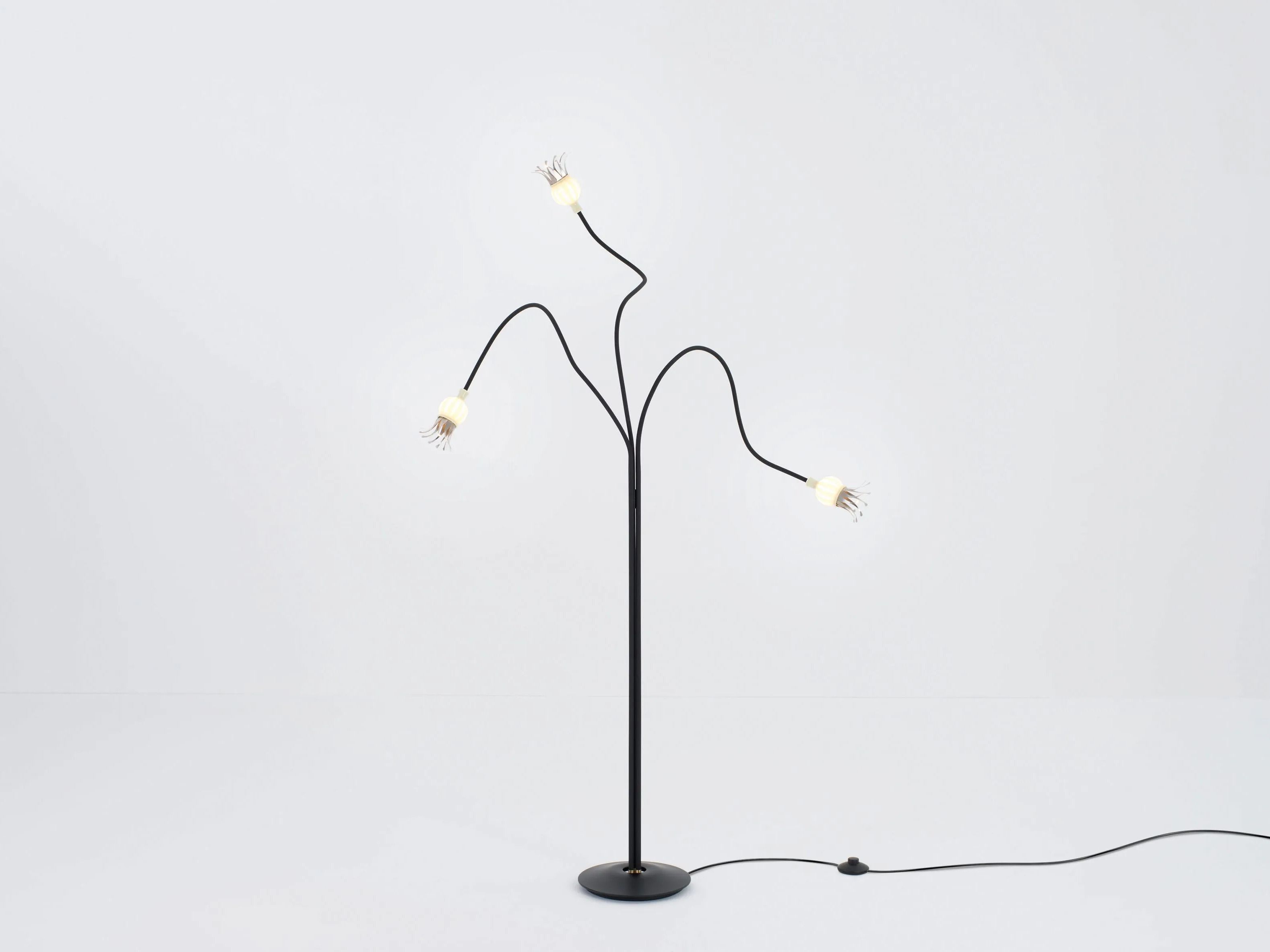 Алюминиевый и стеклянный светодиодный торшер с гибкой рукояткой serien.lighting POPPY ARCH-00021805 - Вид №10