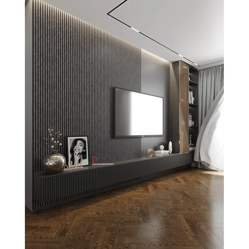 Панель стеновая Decor-Dizayn 904-70 10x150x3000 мм темно-серый STLM-2085048 - Вид №6