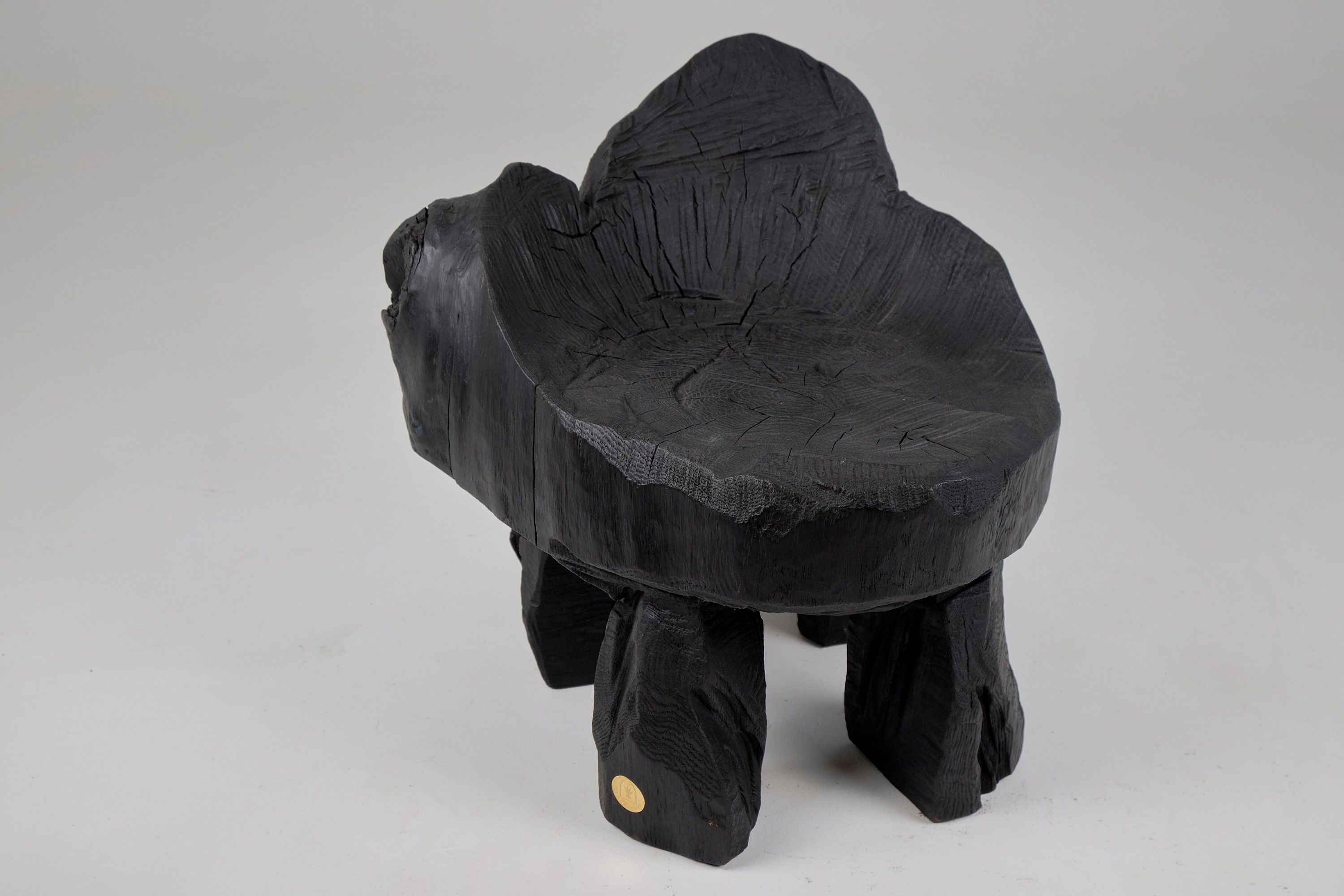 Низкий дубовый стул Logniture Jownik ARCH-00048410 - Вид №1