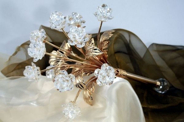 19902-OR CTF, букет золотой, длина 35 см, цвет золото Santreyd 