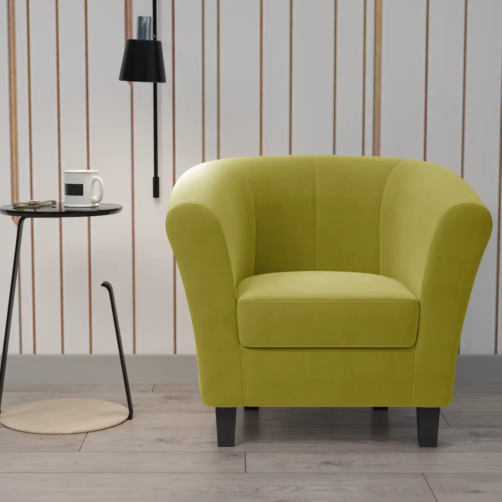 Кресло полиэстер Seasons Марсель CAMARO06 желтое 85x73x77 см STLM-2091968 - Вид №4