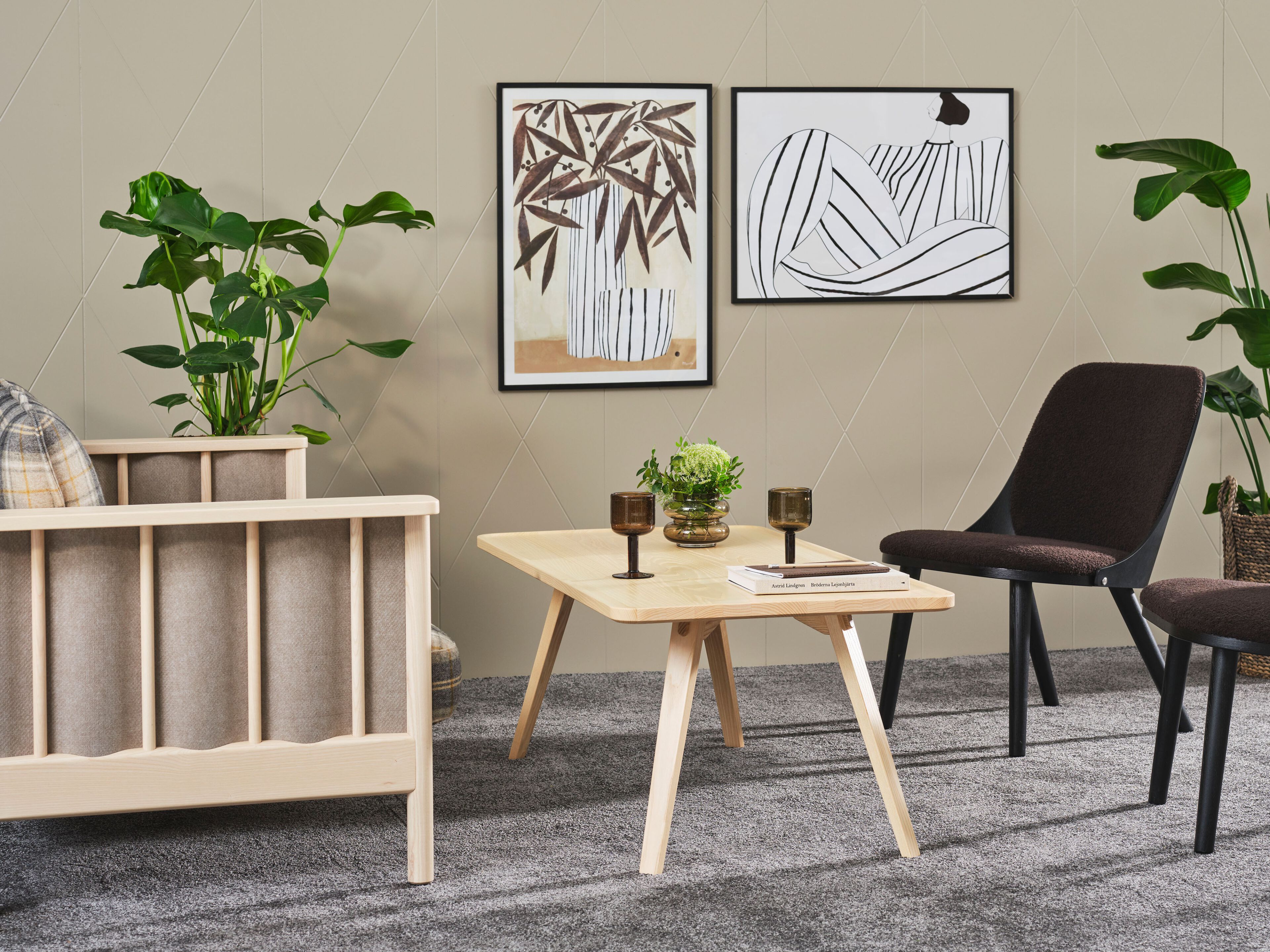 Прямоугольный обеденный стол из массива дерева Karl Andersson Мельница ARCH-00100431 - Вид №1