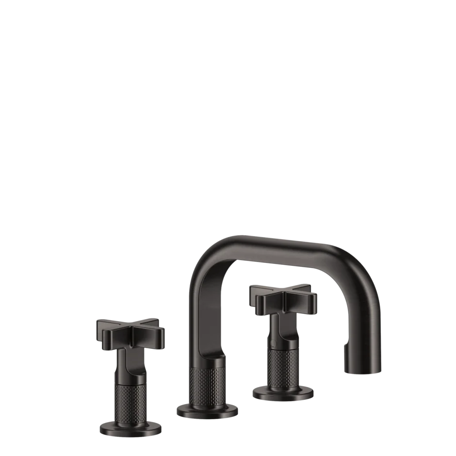 Группа умывальников 58112 707 Gessi Inciso ЧЕРНЫЙ МЕТАЛЛ BR. PVD 58112707