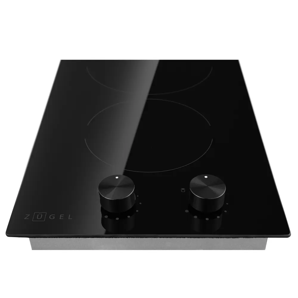 Стеклокерамическая варочная панель Zugel ZEH290C 29x5.2x52 см 2 конфорки цвет серый STLM-2200591 - Вид №3
