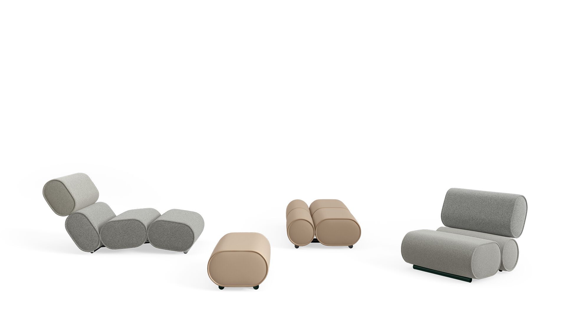 Тканевое кресло Desalto Roller ARCH-00126496 - Вид №1