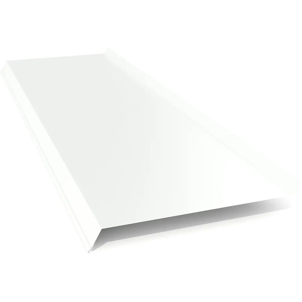 Отлив оцинкованный 150x2000 мм белый ВЕГА STLM-2091493