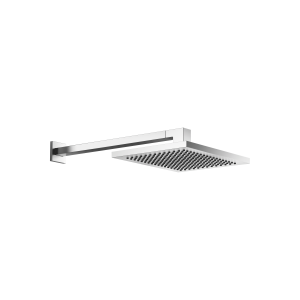 Тропический душ с настенным креплением 300 x 240 мм - Матовый хром
