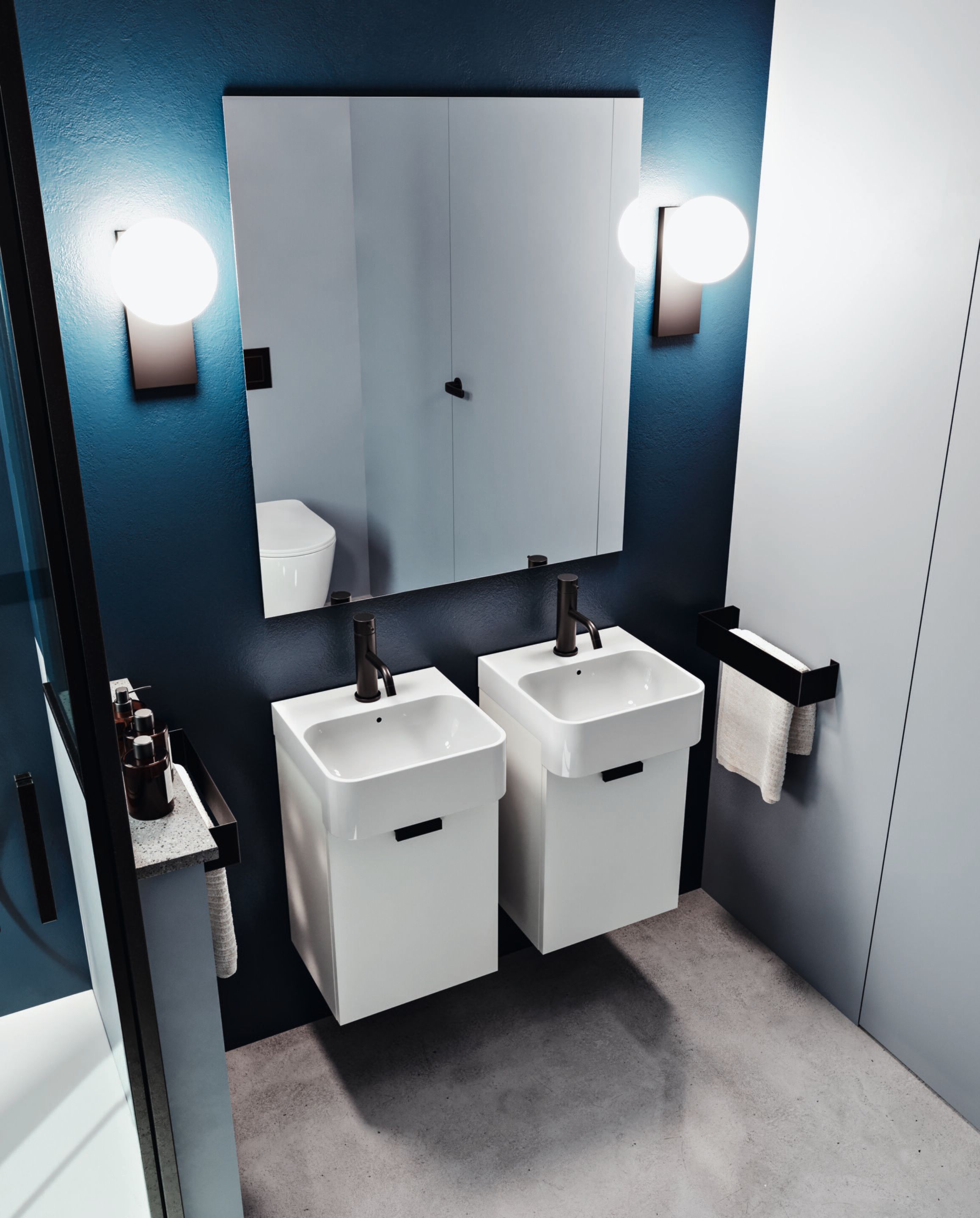 Керамическая прямоугольная ручная мойка COLAVENE мини-умывальники ARCH-00063375 - Вид №5