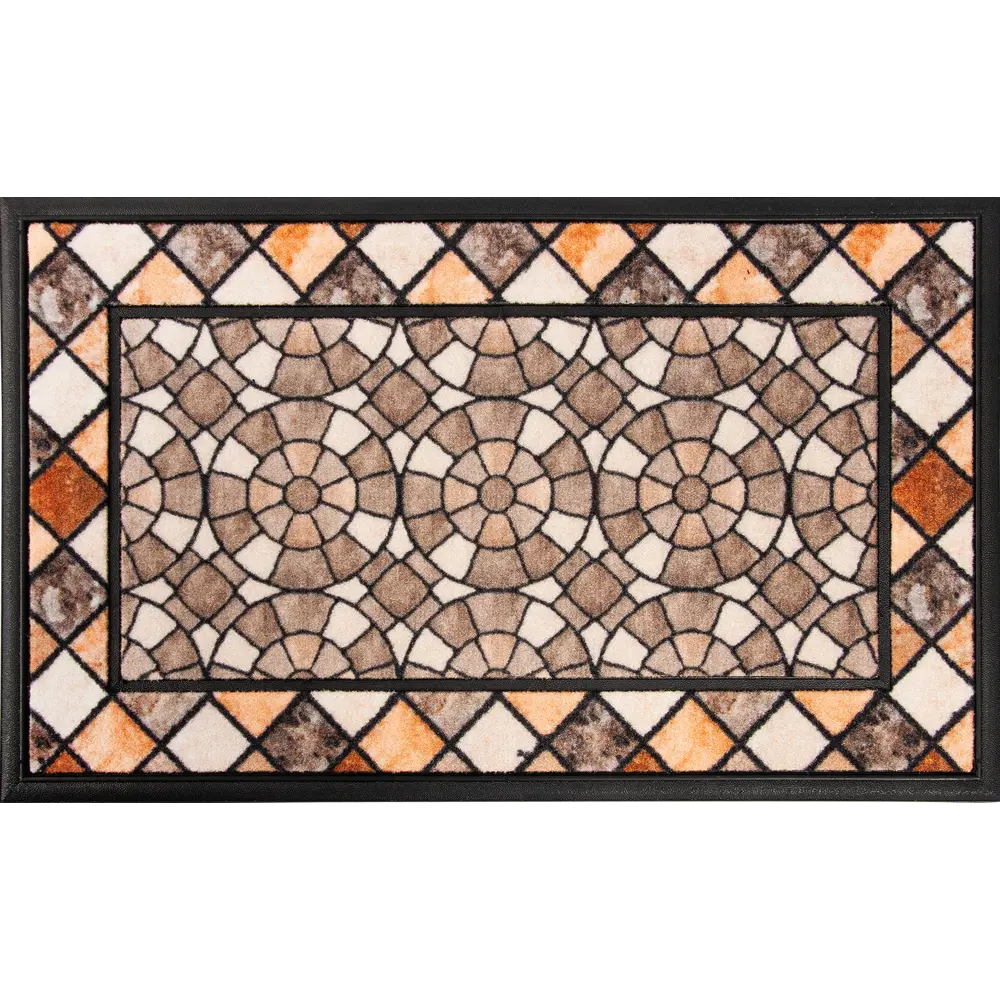 Коврик Inspire Scrape n Sorb colrs 129 45x75 см полиамид/резина цвет разноцветный 82474707 STLM-2176218 Santreyd 