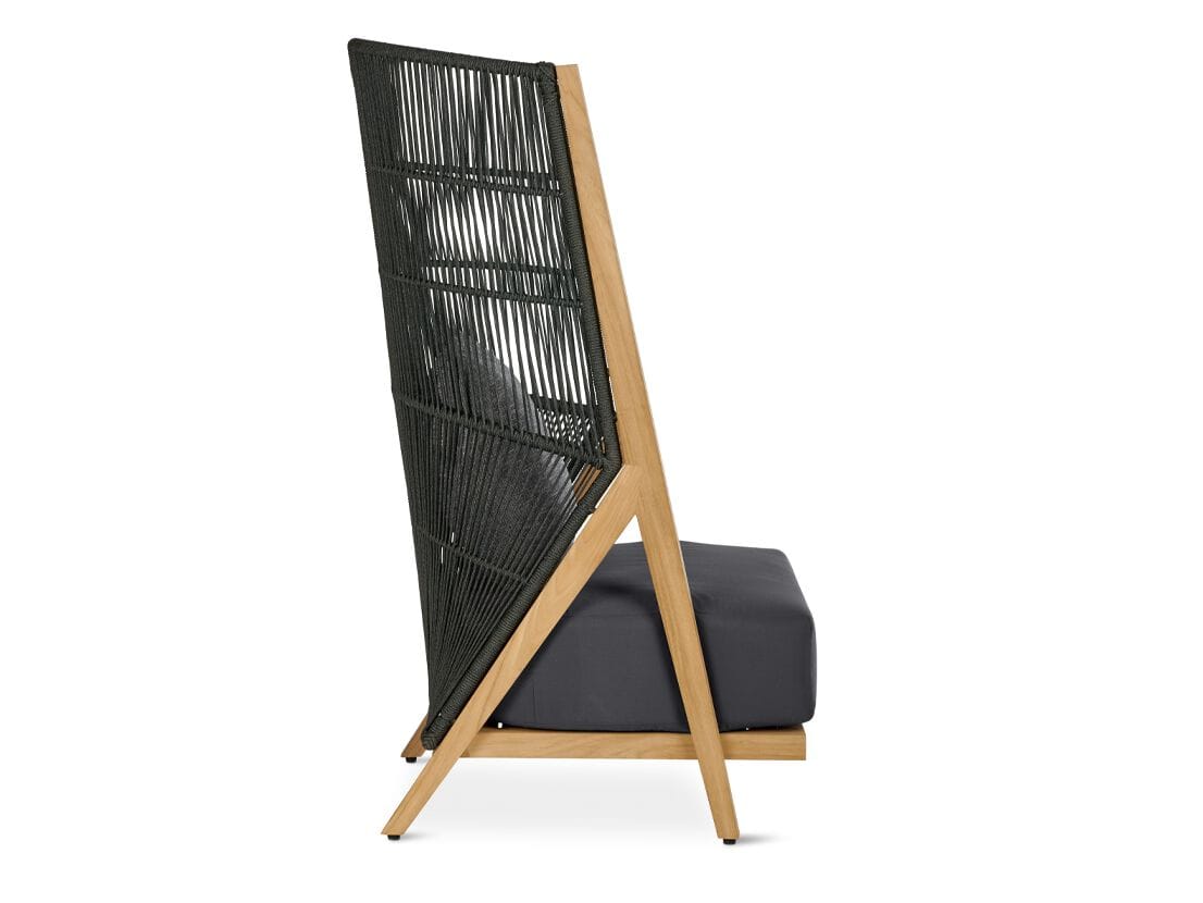 Мягкое садовое кресло из тикового дерева с высокой спинкой Walters Arbor ARCH-00109442 - Вид №2