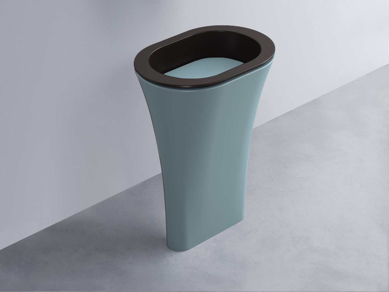 AMLA65-LV+AMPILO-PL+AMCOLO-PL Раковина Amedeo Ovale отдельностоящая cielo Enjoy + Amedeo Ceramica Cielo