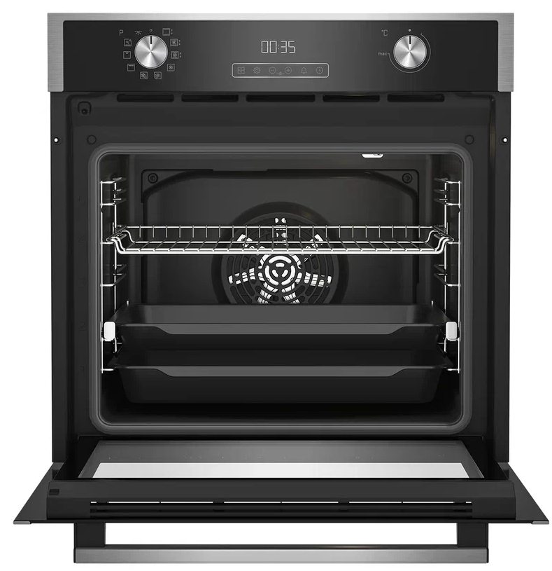 9006738 Электрический духовой шкаф Hotpoint FE9 831 JSH IX черный STDN-0056068 - Вид №1