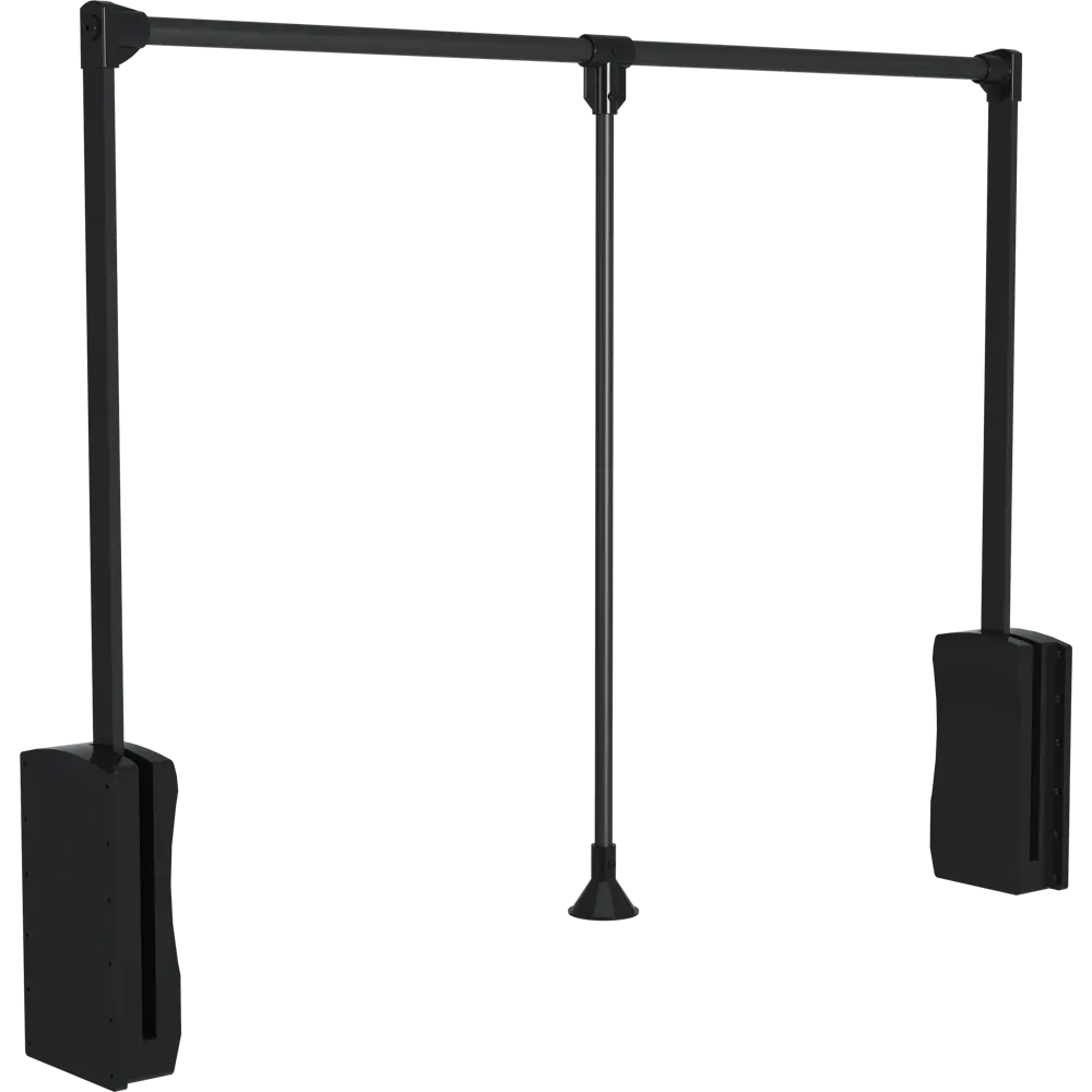 Пантограф для шкафа Spaceo 108.6x14x84 см цвет черный STLM-2086797 - Вид №1