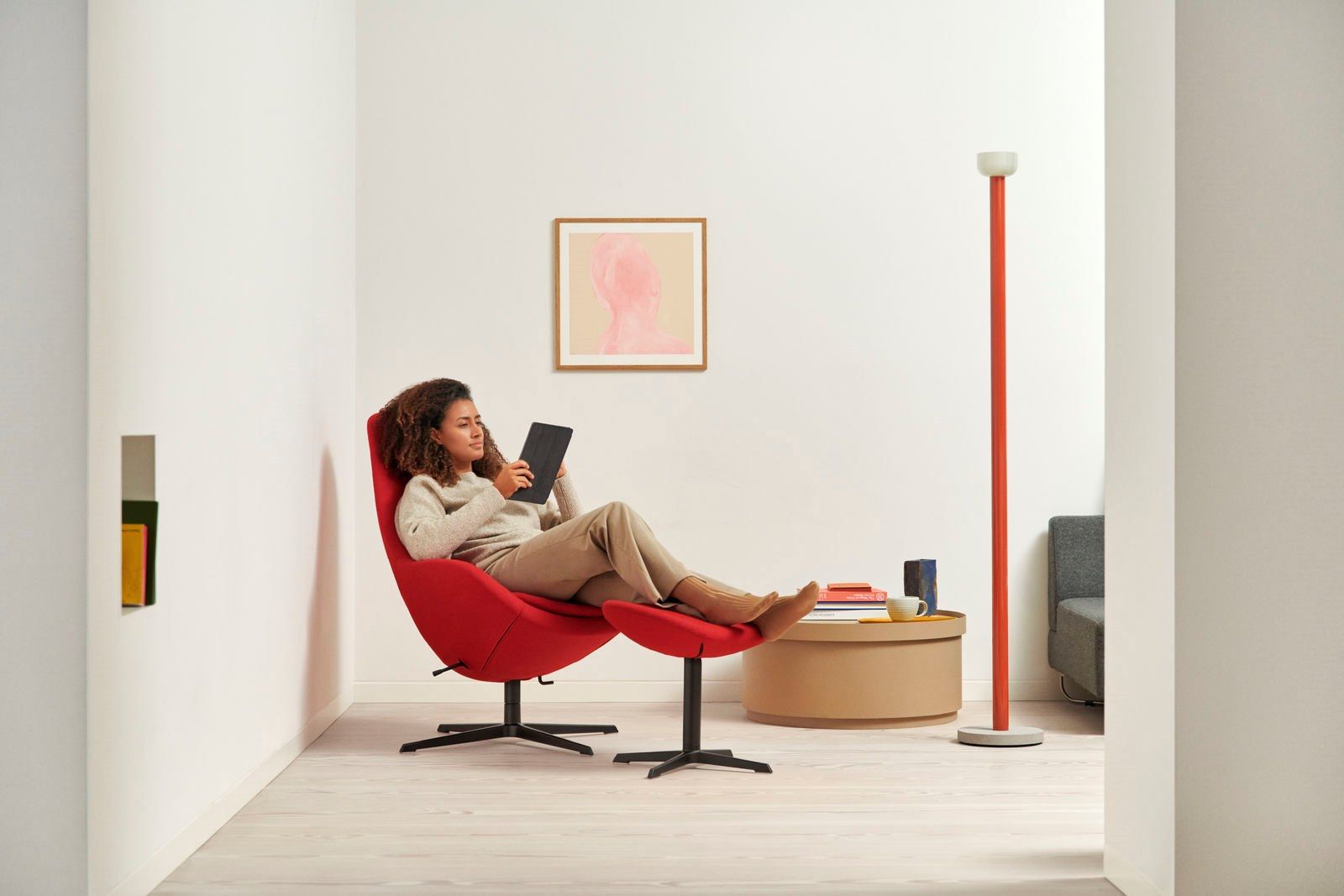 Спицевое вращающееся кресло с подлокотниками Varier Furniture VARIER® KOKON ARCH-00071406 - Вид №5