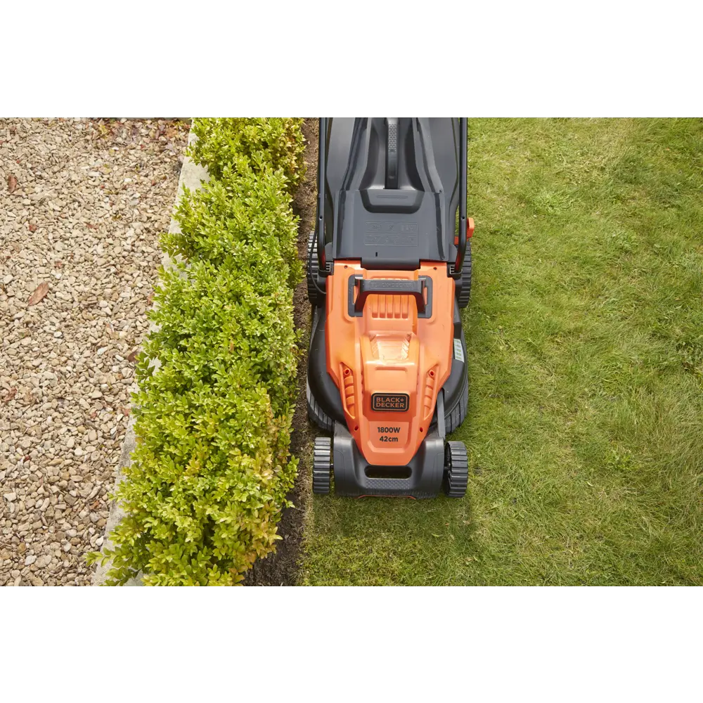 Газонокосилка электрическая Black & Decker BEMW481BH, 1800 Вт, 42 см BLACK + DECKER STLM-2173262 - Вид №5