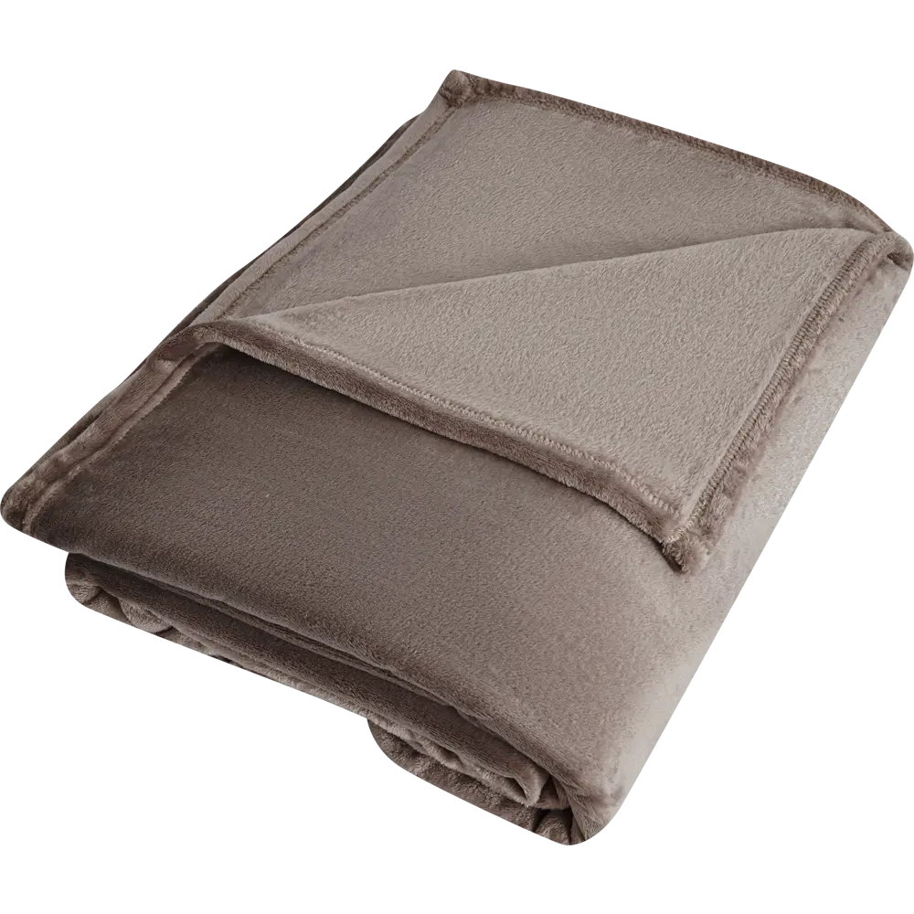 Плед Inspire Flamingo 200x220 см микрофибра цвет серо-коричневый STLM-2073535