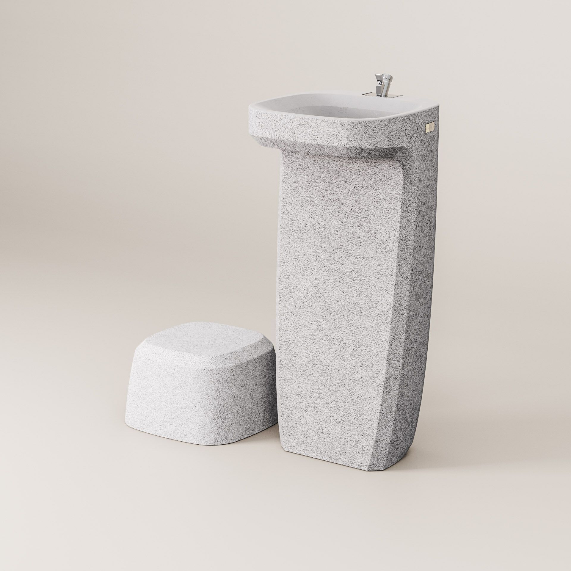 Бетонный пол фонтан Kremen ARCH-00068100 - Вид №12