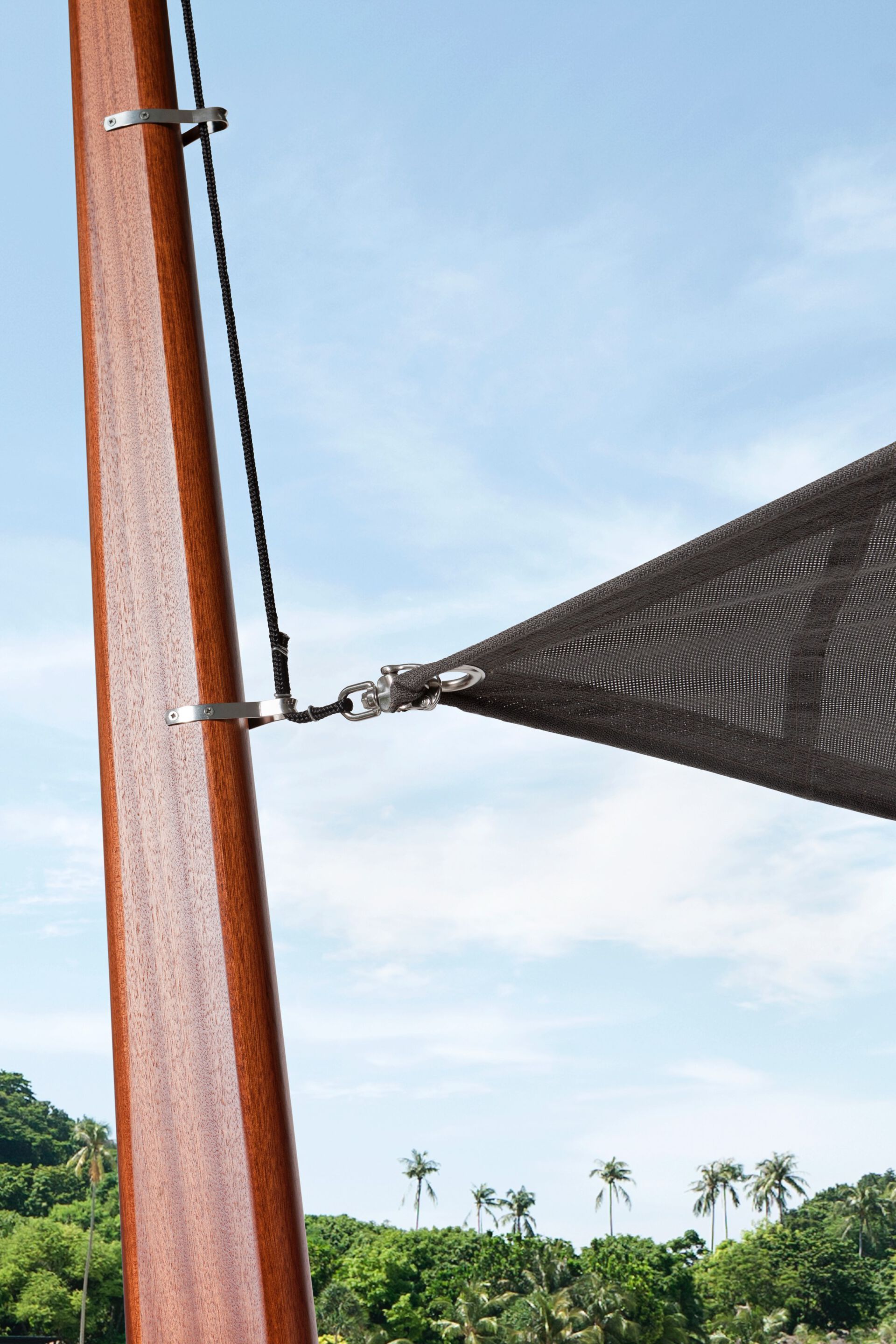 Парусная палатка из красного дерева и технической ткани Exteta 10th ARCH-00019024 - Вид №1