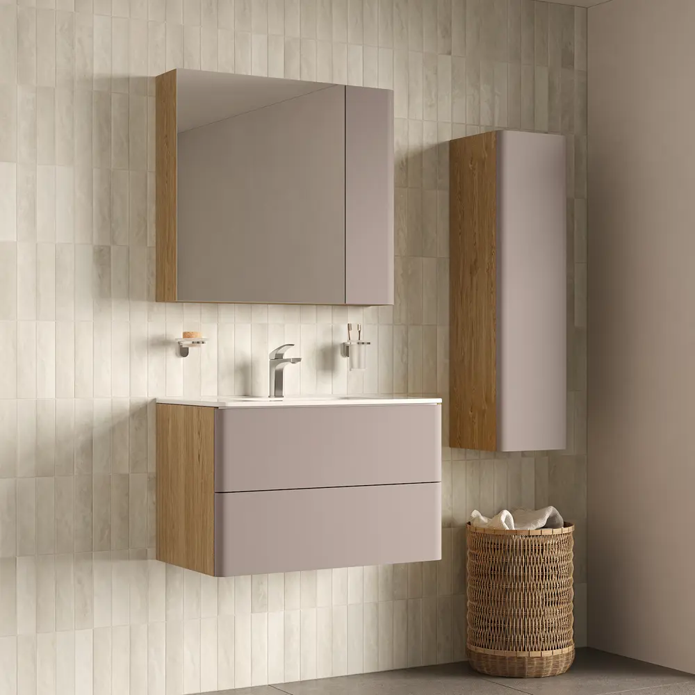 Корпус тумбы подвесной Iddis Lahta LAH80V0i95 50x78.4x43.3 см цвет дуб светлый STLM-2044402 - Вид №8