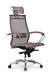 90343511 Офисное кресло прочный сетчатый материал цвет хромированный z312296860 STLM-0192923 МЕТТА