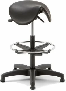 Linea Fabbrica Офисный стул из полиуретана с подставкой для ног Horse