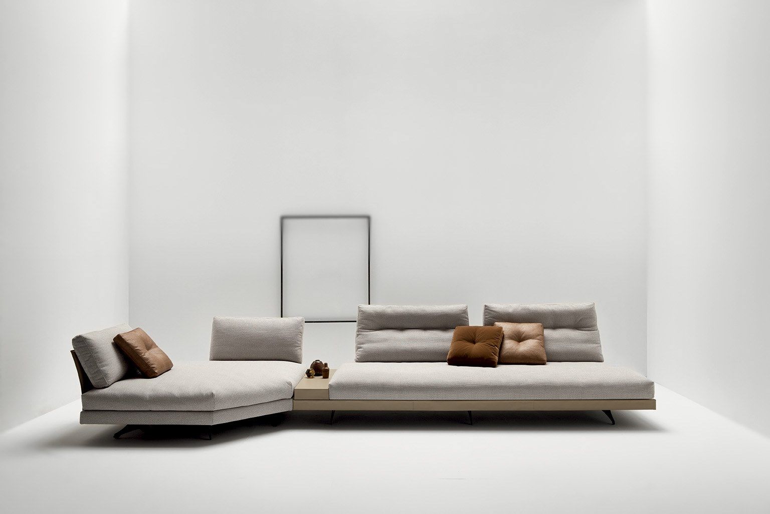 Секционный угловой диван из ткани VALENTINI камень ARCH-00081057 - Вид №7