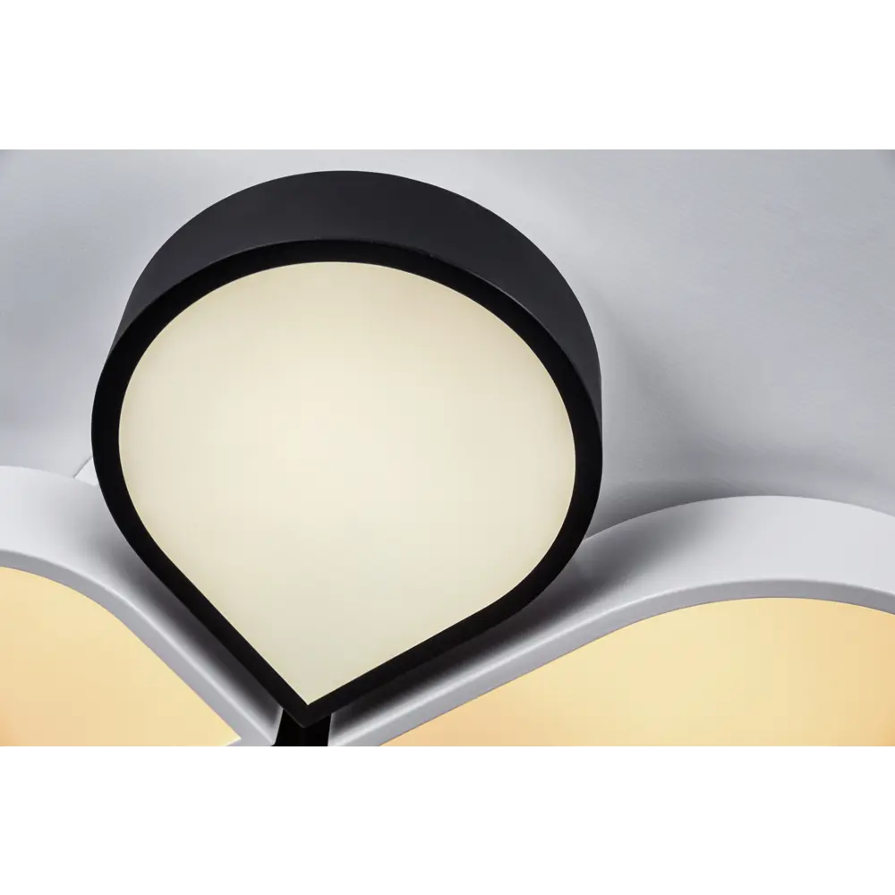 Люстра потолочная 10208/4Led с пультом управления, 13 м², регулируемый белый свет, цвет белый/чёрный 82957391 STLM-2181780 Escada  - Вид №3