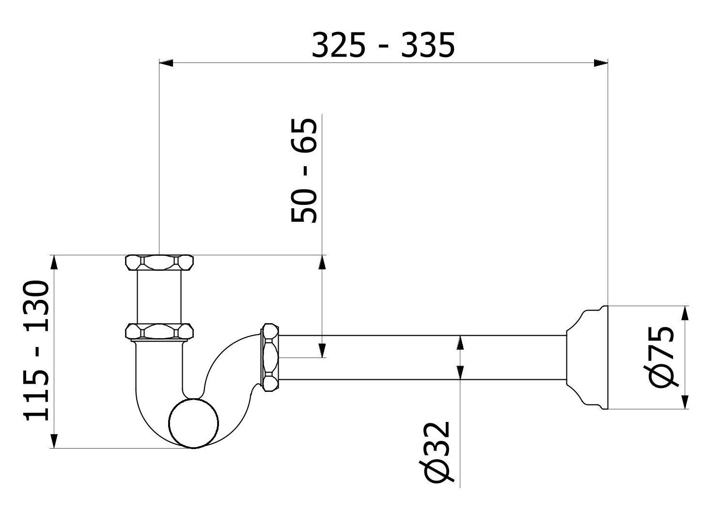 Сифон IB Shower &amp ARCH-00015560 - Вид №1