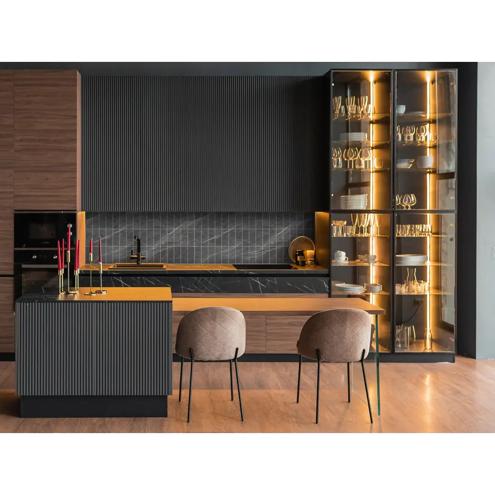 Стеновая панель Santreyd Вертикаль сумрак - элегантное решение для интерьера 89379517 STLM-1541855 - Вид №3