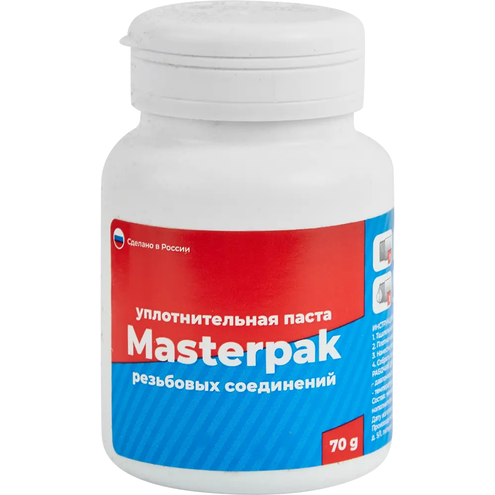 82273565 Паста уплотнительная Masterpak для воды 70 г со льном STLM-0023695