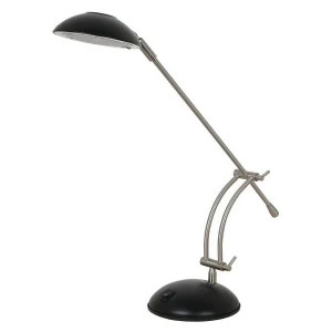 Настольная лампа IDLamp Ursula 281/1T-LEDBlacksand IDLAMP КЛАССИЧЕСКИЕ 195618 Серебро;черный