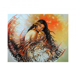 4213 Канва/ткань с рисунком Рисунок на шелке 37 см х 49 см "Морской призрак" Матренин посад