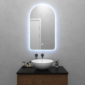 91123052 Зеркало для ванной GGL-04-S-6000-2 с подсветкой 50х90см ARKELO STLM-0493432 GENGLASS