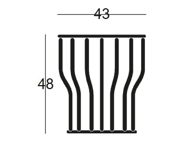 Высокий деревянный журнальный столик SIPA Cosse ARCH-00027992 - Вид №11
