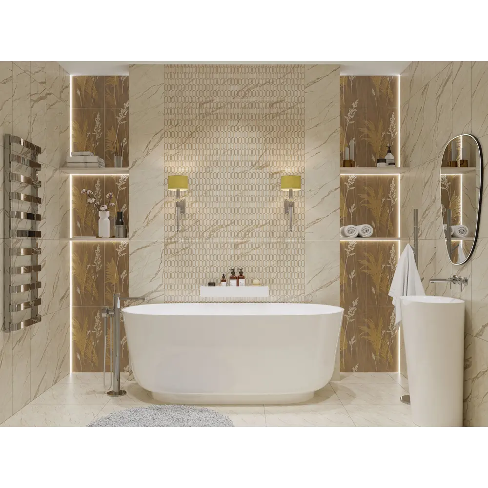 Azori Forest Naturale: керамогранит с текстурой натурального мрамора 42×42 см 89366308 STLM-0946801 - Вид №2