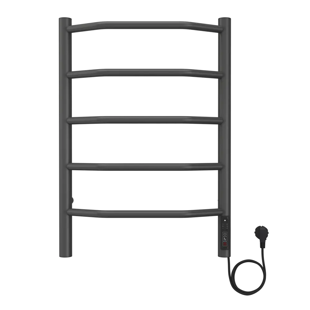 Электрический полотенцесушитель ВАРМО Нептун П5 400x600 мм графит 89435710 STLM-1564308