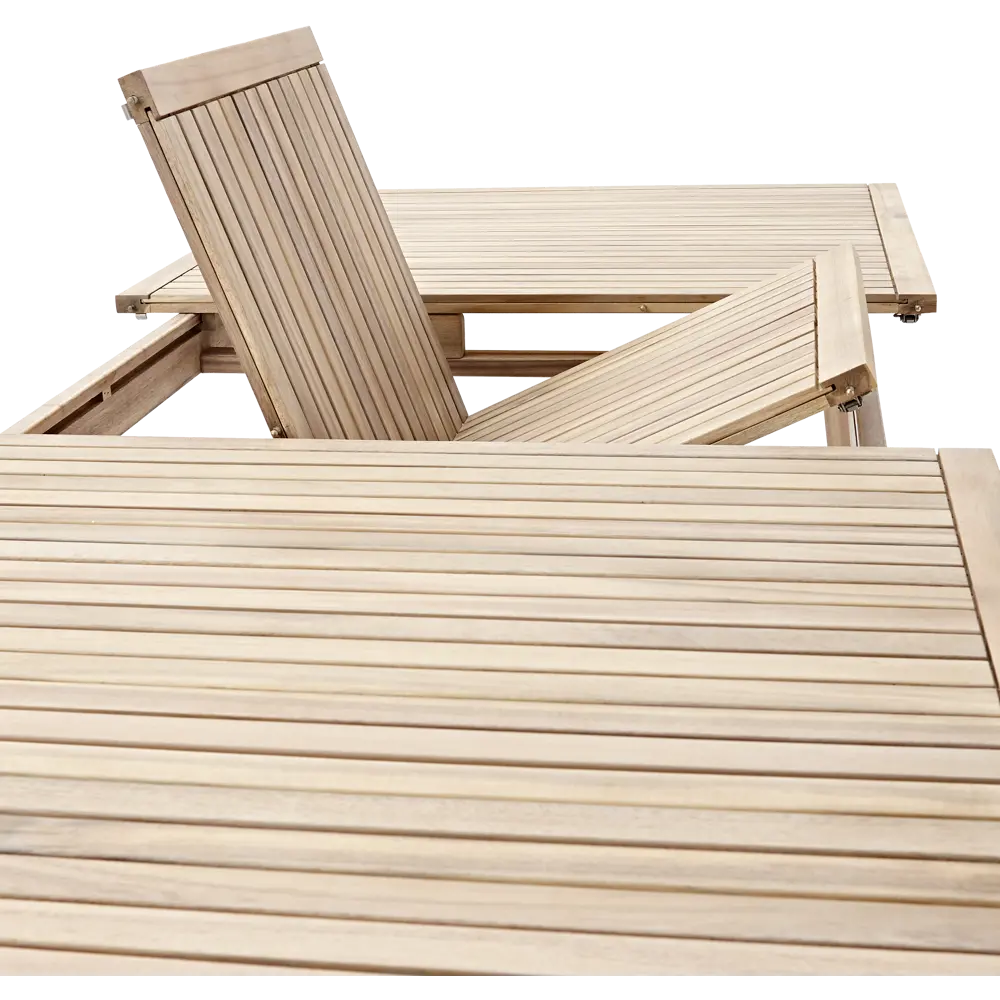 Стол садовый раздвижной Naterial Solis Butterfly 150-200x90x76 см акация светло-коричневый Товар без серии STLM-2079552 - Вид №8