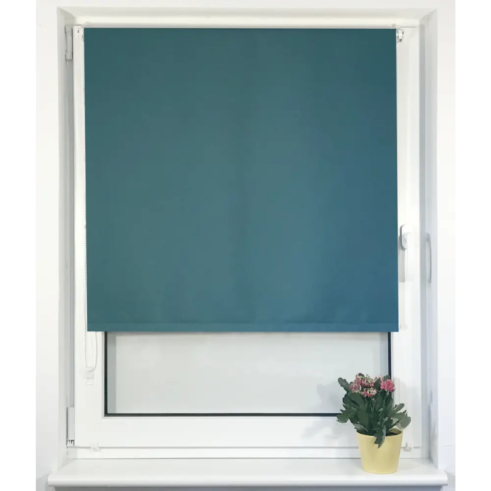 Штора рулонная Blackout Inspire, 50х160 см, цвет голубой СТМ STLM-2125546 - Вид №6