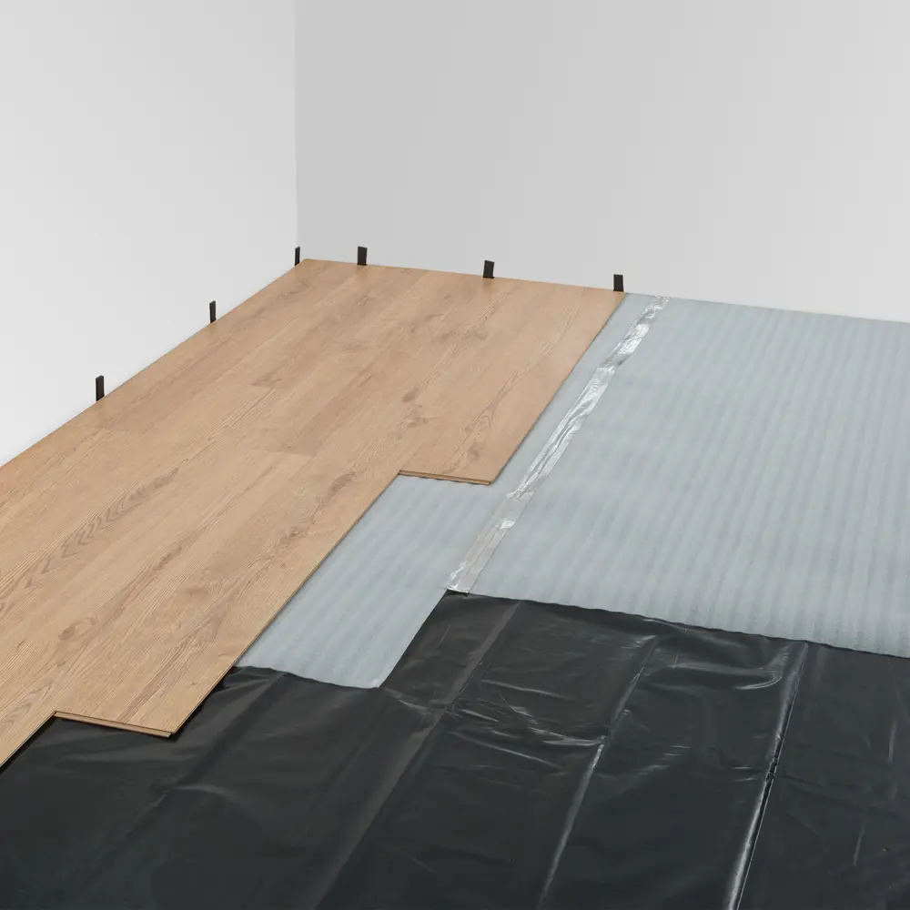 Подложка ВПЭ под ламинат 2 мм 12 м² ПОЛИИЗОЛ STLM-2068357 - Вид №5