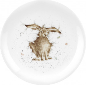10637569 Royal Worcester Тарелка закусочная Royal Worcester "Забавная фауна. Кролик" 20см Фарфор костяной