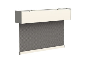 Рулонная занавеска с мусорным контейнером и с приводом от двигателя