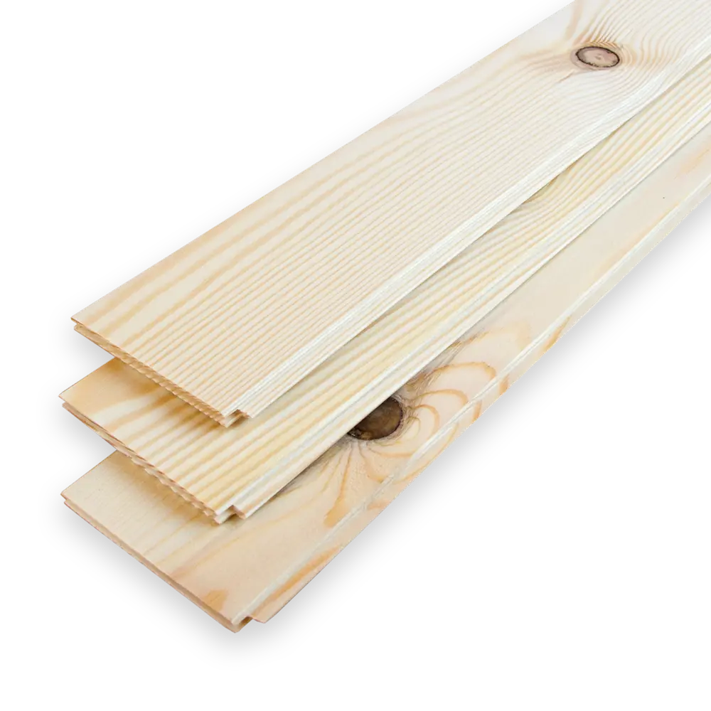 Деревянная панель 8x96x1450 мм хвоя сорт AB с фаской угла АРЕЛАН STLM-2078092 - Вид №2