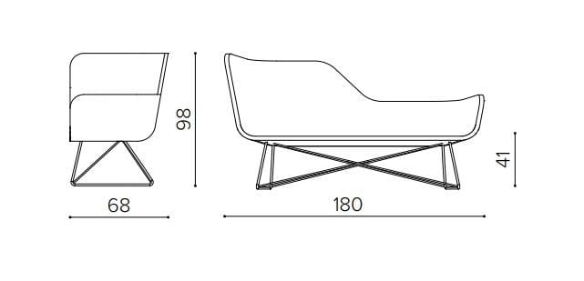 Мягкая спальная кровать True Design Небольшая ARCH-00074034 - Вид №5