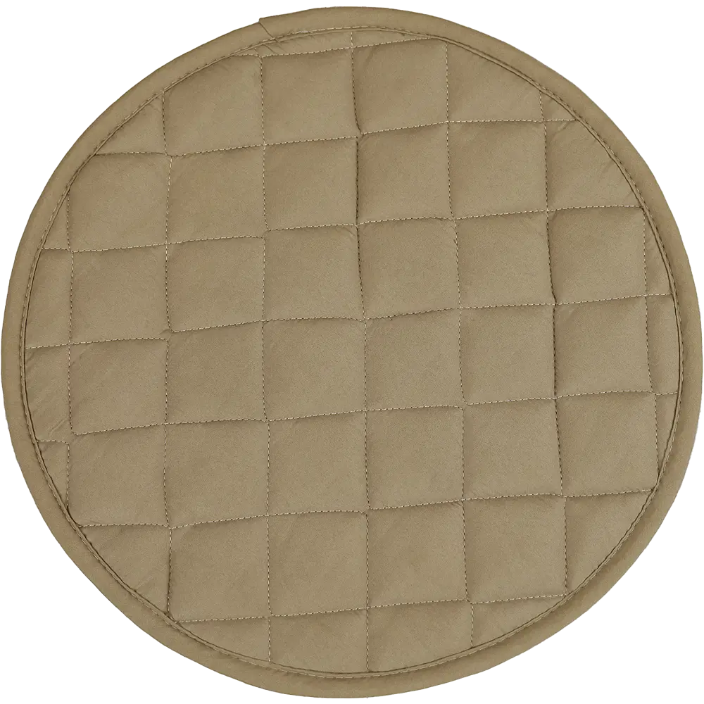 Подушка для стула Linen Way ø38 см цвет бежевый STLM-2057102