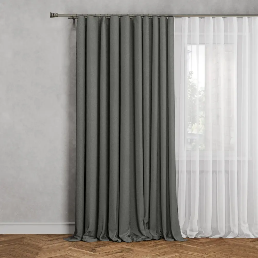 KREAFORTA Sawan - элегантная штора с лентой и скрытыми петлями 150×300 см 89431707 STLM-1581654