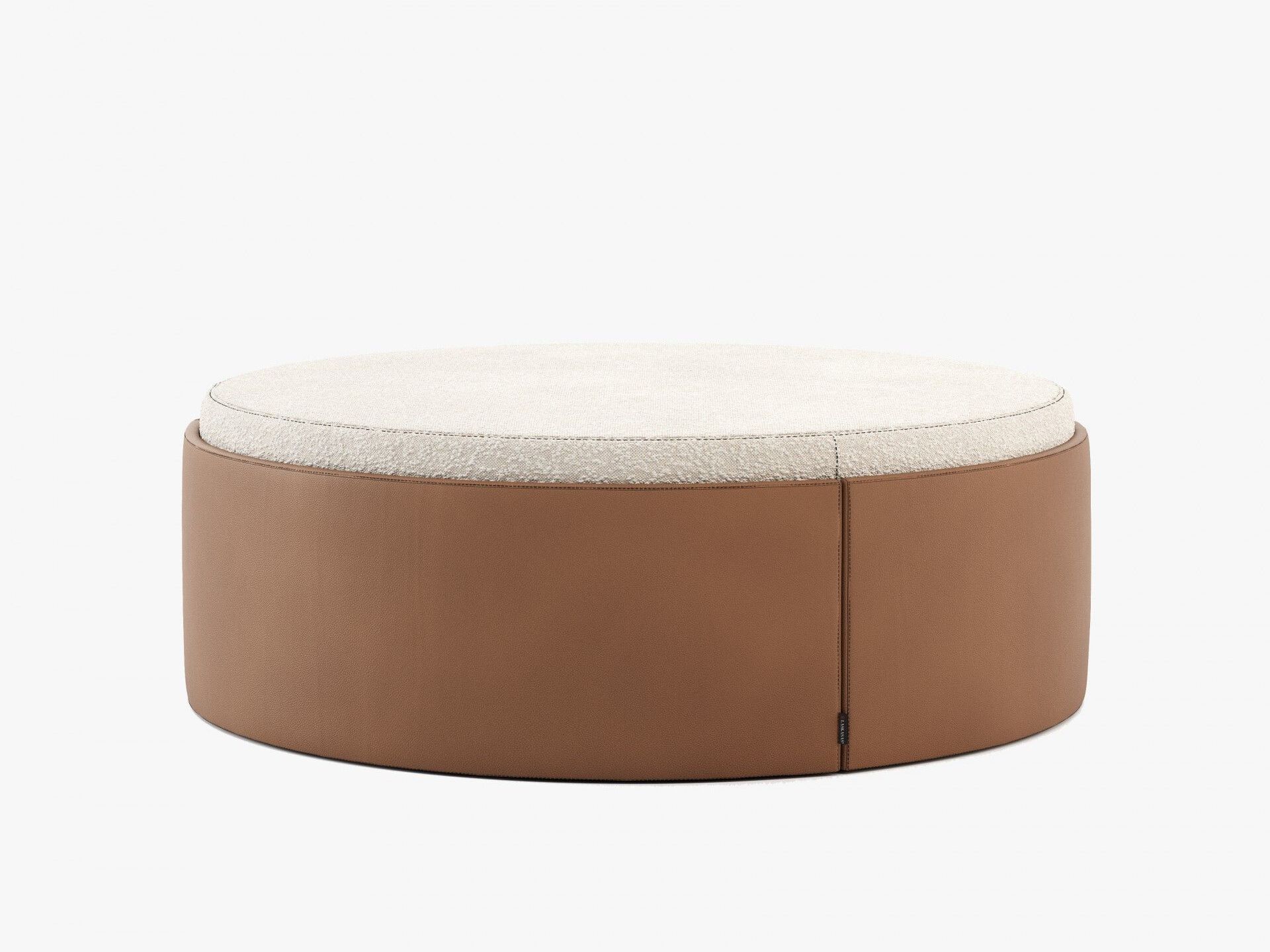 Круглый пуф из ткани Laskasas JASON ARCH-00085412