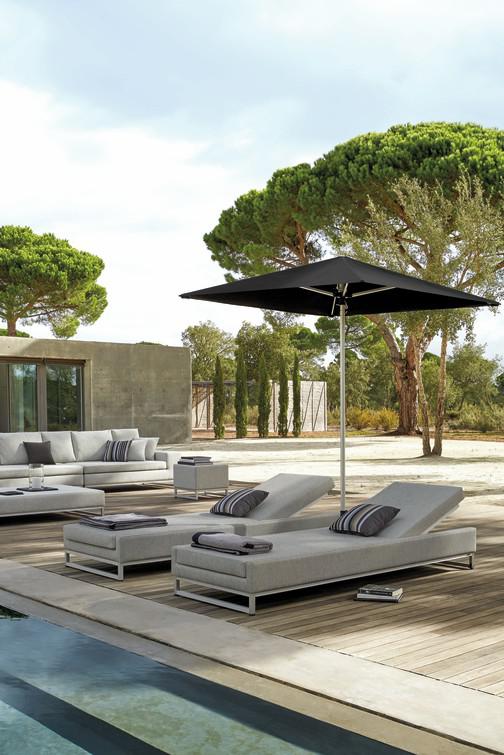 MNST611 Диван фиксированный lotus smokey 290 Manutti Zendo - Вид №8